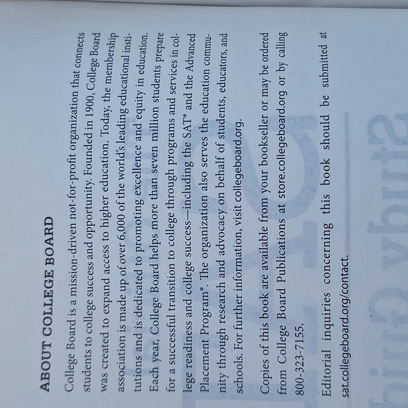 SAT study guide - Picture 14 of 14